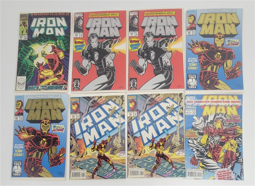 "Iron Man" Vintage Comic Book Collection (8)