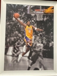 Kobe Bryant RARE Autographed Framed Upper Deck Canvas Limited Edition #8/108 *Kobe's Rookie Jersey Number* UDA COA