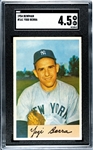 Yogi Berra 1954 Bowman #161 Card SGC 4.5