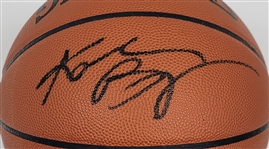 Kobe Bryant Autographed 2001 NBA Finals Basketball w/ PSA/DNA & Beckett LOA