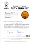 Kobe Bryant Autographed 2001 NBA Finals Basketball w/ PSA/DNA & Beckett LOA