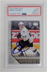 Sidney Crosby Autographed 2005 Upper Deck #201 Rookie Card PSA 9 Auto 10