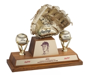 1991 "Gold Glove Hall of Fame" Award Presented to Jim Kaat & Signed by Kaat