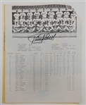 Kirby Puckett RARE Autographed 1982 College Baseball Program w/ Beckett LOA