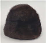 Vintage Saks Fifth Avenue 1980s Mink Coat w/ Matching Bloomingdale's Mink Hat & Belt