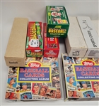 Extensive Collection of Baseball & Football Cards w/ Sets