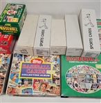 Extensive Collection of Baseball & Football Cards w/ Sets