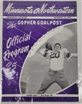 Lot of 2 Vintage Minnesota Gophers Football Programs