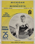Lot of 2 Vintage Minnesota Gophers Football Programs