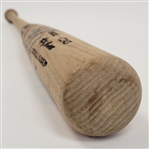 Kirby Puckett Game Issued, Autographed & Extensively Inscribed To Bart Starr Louisville Slugger Bat w/ Beckett LOA