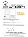 Kirby Puckett Game Issued, Autographed & Extensively Inscribed To Bart Starr Louisville Slugger Bat w/ Beckett LOA