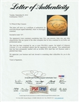 Michael Jordan & Kobe Bryant Dual Signed 2010-11 Game Used Basketball UDA & PSA/DNA LOA
