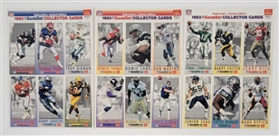 1993 McDonald's Collector Football Card Set (1-3) w/ 12 Hall of Famers