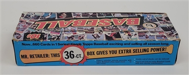 1974 Topps Baseball Wax Box w/ 36 Unopened Packs