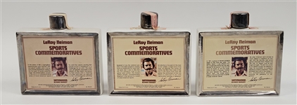 Lot of 3 LeRoy Neiman Whiskey Decanters