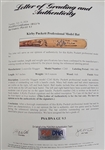 Kirby Puckett c. 1988-89 Minnesota Twins Game Used & Autographed Bat w/ Beckett LOA & PSA/DNA GU 9.5