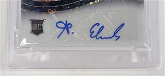 Anthony Edwards Autographed 2020 Panini Select #EDW R/J.AU-BLK.DSCO.PRZ 1/1 Rookie Card PSA Mint 9 Auto 9
