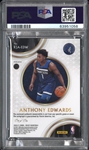 Anthony Edwards Autographed 2020 Panini Select #EDW R/J.AU-BLK.DSCO.PRZ 1/1 Rookie Card PSA Mint 9 Auto 9