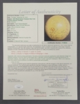 1927 New York Yankees World Series Champions Team Signed Spring Training Game Used Baseball w/ JSA LOA