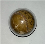 Babe Ruth c. 1925-27 Autographed & Game Used OAL Ban Johnson Baseball w/ JSA LOA & Beckett LOA Grade 9