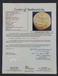 Babe Ruth c. 1925-27 Autographed & Game Used OAL Ban Johnson Baseball w/ JSA LOA & Beckett LOA Grade 9