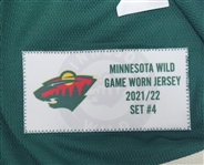 Jonas Brodin 2021-22 Minnesota Wild Game Used Jersey