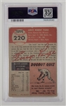 Satchell Paige 1953 Topps #220 Card PSA 2