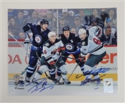 Lot of 2 Kyle Rudolph & Mikko Koivu/Jared Spurgeon Autographed 8x10 Photos Beckett