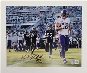 Lot of 2 Kyle Rudolph & Mikko Koivu/Jared Spurgeon Autographed 8x10 Photos Beckett