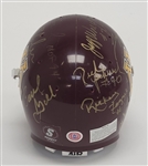 Minnesota Gophers Legends Autographed Mini Football Helmet w/ 9 Signatures Including Bud Grant Beckett LOA