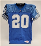 Barry Sanders 1992 Detroit Lions Game Used Jersey w/ Dave Miedema LOA