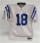 Peyton Manning 2000 Indianapolis Colts Game Issued Jersey w/ Dave Miedema LOA