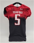 Patrick Mahomes 2014 Texas Tech Game Used Jersey w/ Dave Miedema LOA
