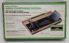 Mattel Electronics World Championship Baseball Game in Original Box