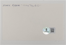 Lot of 5 Joe Garagiola, Charlie Gehringer, Bobby Doerr, Mark Fidrych, & George Kell Autographed Index Cards Beckett