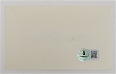 Lot of 5 Joe Garagiola, Charlie Gehringer, Bobby Doerr, Mark Fidrych, & George Kell Autographed Index Cards Beckett