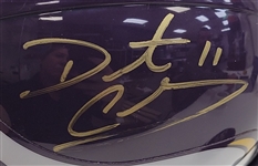 Lot of 2 Daunte Culpepper Autographed Authentic Minnesota Vikings Mini Helmets Beckett