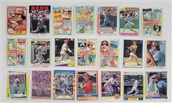 Lot of 68 Pete Rose Cards + Autographed Baseball