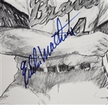 Lot of 2 Eddie Mathews & Duke Snider Autographed Limited Edition Lithographs Beckett