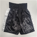 Lot of 2 - Devin Haney Autographed Boxing Shorts & Speed Bag Beckett