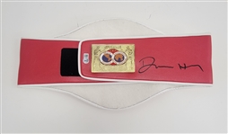 Devin Haney Autographed IBF Full Size Championship Boxing Belt Beckett