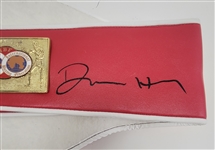 Devin Haney Autographed IBF Full Size Championship Boxing Belt Beckett