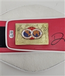 Devin Haney Autographed IBF Full Size Championship Boxing Belt Beckett