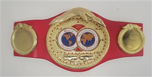 Devin Haney Autographed IBF Full Size Championship Boxing Belt Beckett