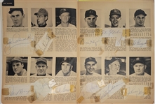 Vintage 1953 Who's Who in the Big Leagues Magazine w/ 361 Signatures Including Nellie Fox & Billy Martin Beckett LOA