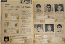 Vintage 1953 Who's Who in the Big Leagues Magazine w/ 361 Signatures Including Nellie Fox & Billy Martin Beckett LOA