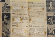 Vintage 1953 Who's Who in the Big Leagues Magazine w/ 361 Signatures Including Nellie Fox & Billy Martin Beckett LOA