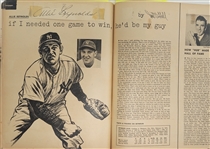 Vintage 1953 Who's Who in the Big Leagues Magazine w/ 361 Signatures Including Nellie Fox & Billy Martin Beckett LOA