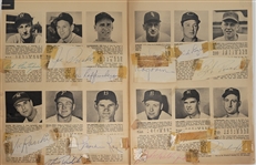 Vintage 1953 Who's Who in the Big Leagues Magazine w/ 361 Signatures Including Nellie Fox & Billy Martin Beckett LOA