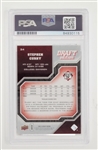 Stephen Curry Autographed 2009-10 Upper Deck Draft Edition #34 Rookie Card PSA/DNA